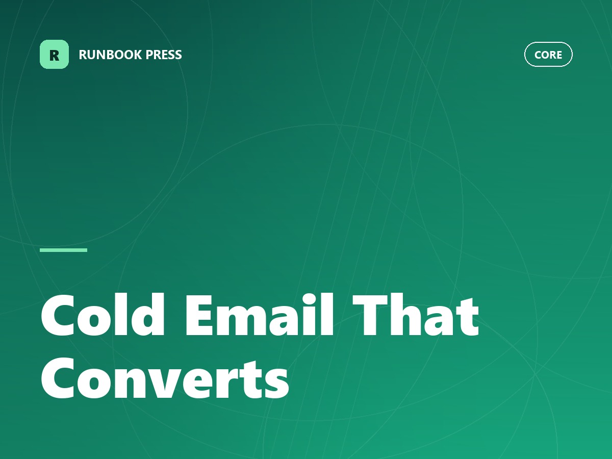 Cold Email That Converts